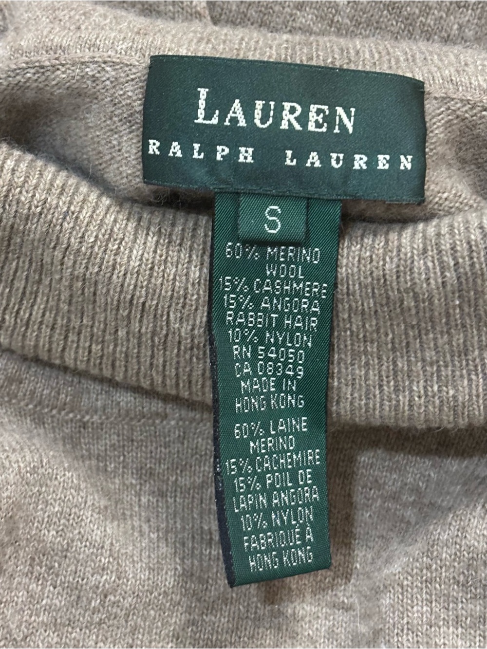 Lauren Ralph Lauren Turtleneck Merino Cashmere